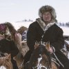 Janibek (L) with his father Auez on the winter migration, Mongolia Altai_BOY_NOMAD_aAron_Munson